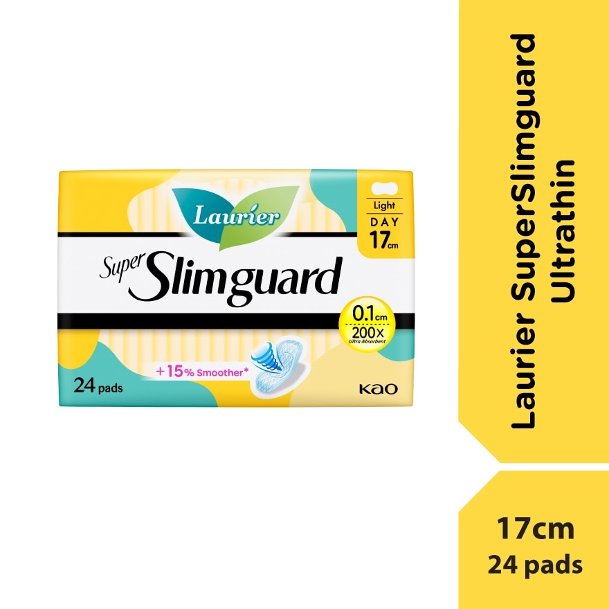 Super Slimguard Sanitary Pad 17cm 24's