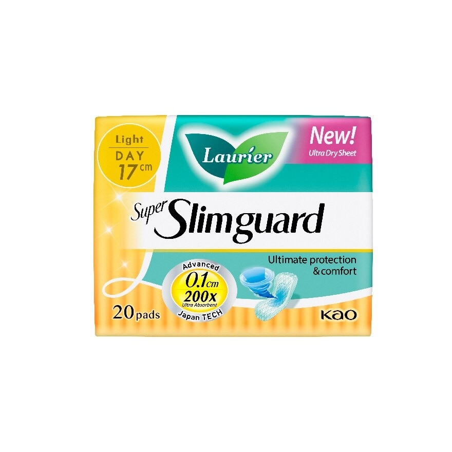 Super Slimguard Sanitary Pad 17cm 20's