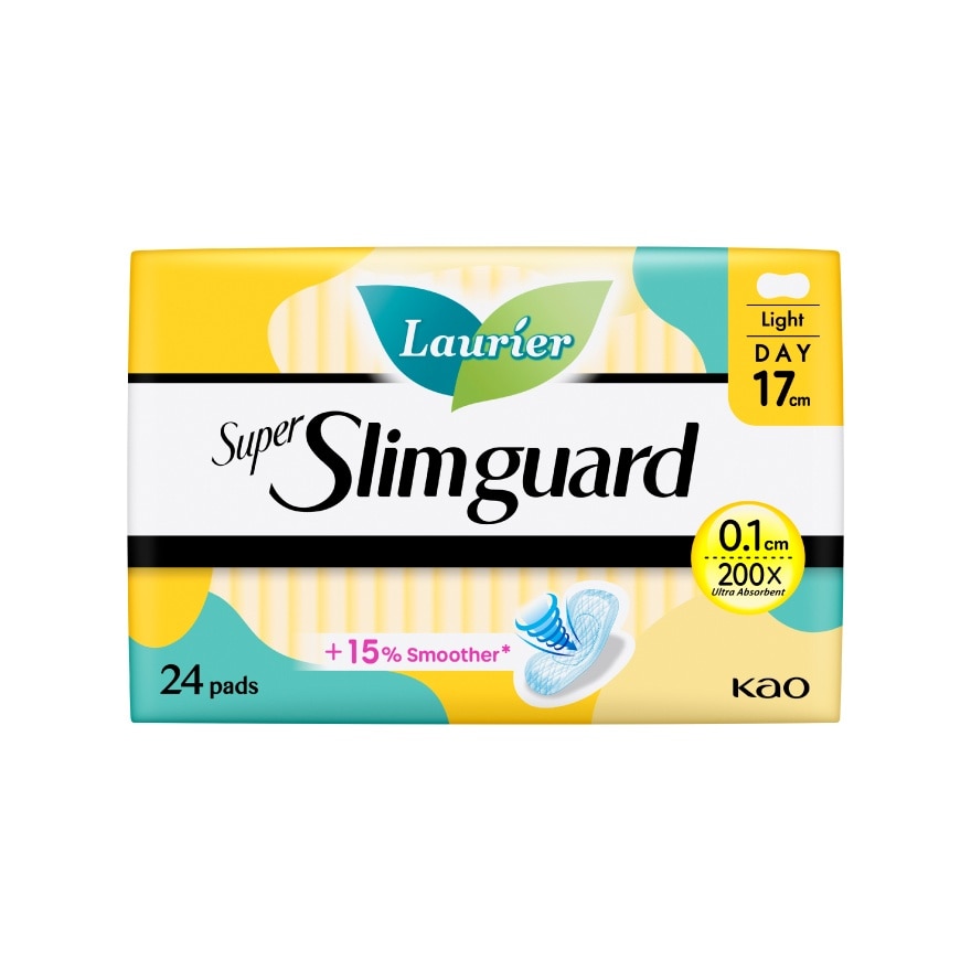 Super Slimguard Sanitary Pad 17cm 24's