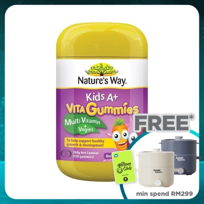 NATURE'S WAY NW KID A+ VITA GUMMIES 120S