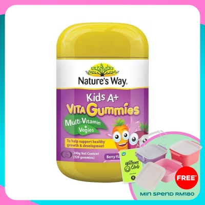 NATURE'S WAY NW KID A+ VITA GUMMIES 120S