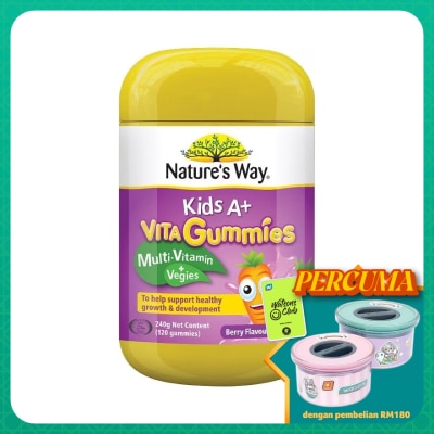 NATURE'S WAY NW KID A+ VITA GUMMIES 120S