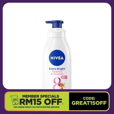 NIVEA Extra Bright Radiant & Smooth 380ml