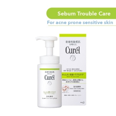 CUREL Sebum Trouble Care Sebum Care Foaming Wash 150ml (Exp Date: Nov'24)