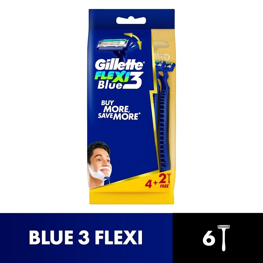 Blue 3 Flexi Disposable 4+2S