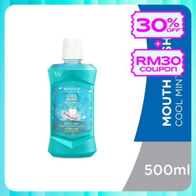 WATSONS Mouth Wash Cool Mint 500ml
