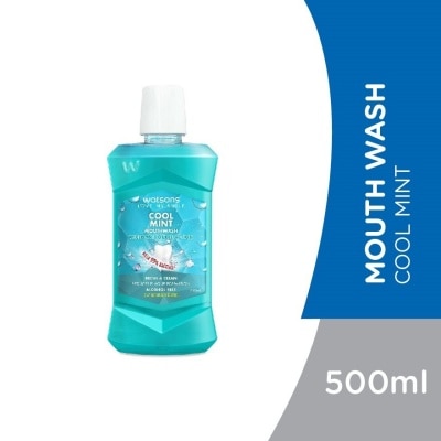 WATSONS Mouth Wash Cool Mint 500ml