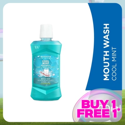 WATSONS Mouth Wash Cool Mint 500ml