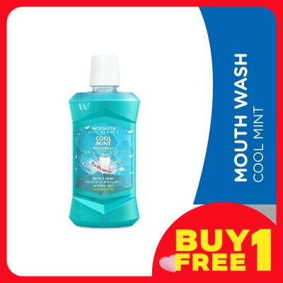 WATSONS Mouth Wash Cool Mint 500ml