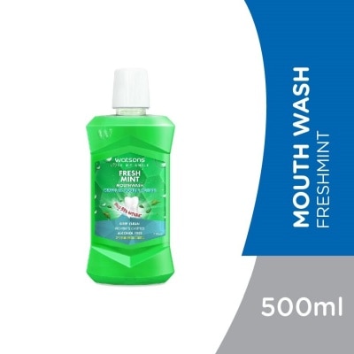 WATSONS -  Fresh Mint Mouthwash 500ml