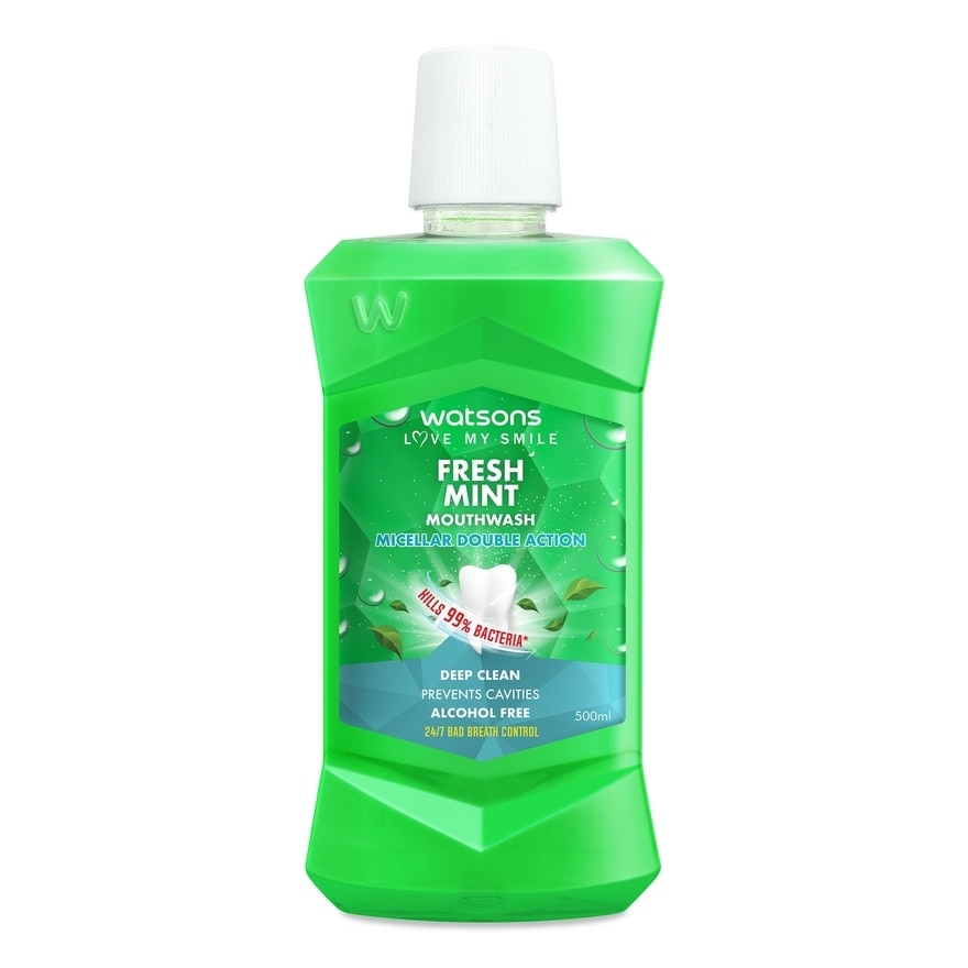  Fresh Mint Mouthwash 500ml