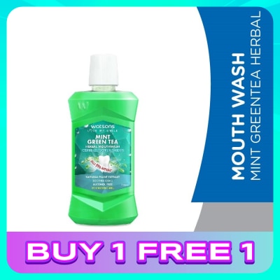 WATSONS Mint Greentea Herbal Mouthwash 500ml