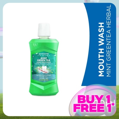 WATSONS Mint Greentea Herbal Mouthwash 500ml