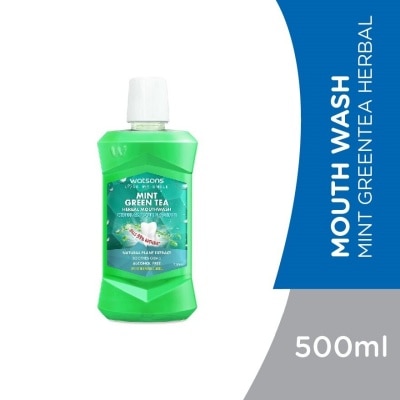 WATSONS Mint Greentea Herbal Mouthwash 500ml