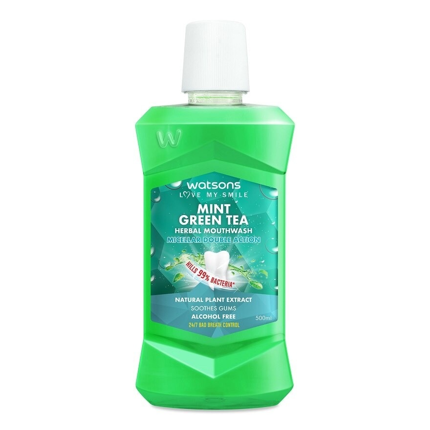 Mint Greentea Herbal Mouthwash 500ml