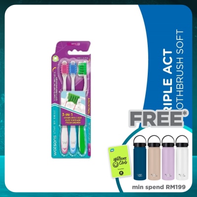 WATSONS Triple Act Tooth Brush Soft 3's