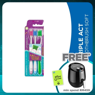 WATSONS Triple Act Tooth Brush Soft 3's