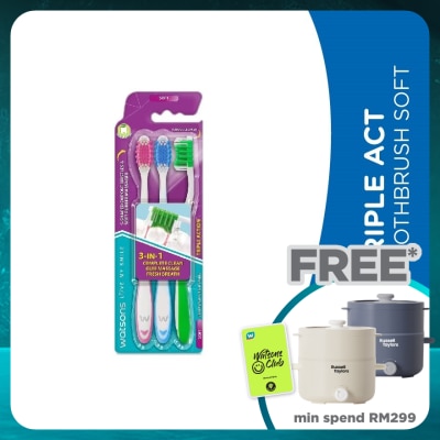 WATSONS Triple Act Tooth Brush Soft 3's
