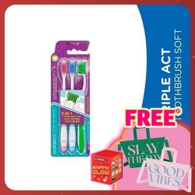 WATSONS Triple Act Tooth Brush Soft 3's