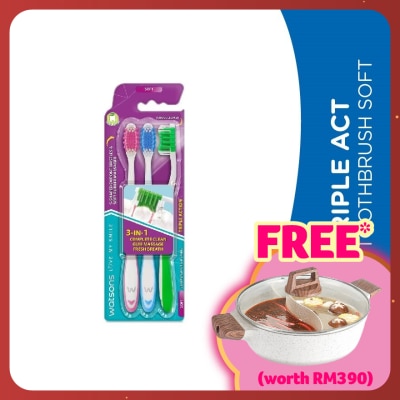 WATSONS Triple Act Tooth Brush Soft 3's