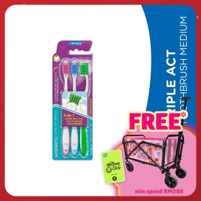 WATSONS Triple Act Tooth Brush Medium 3's