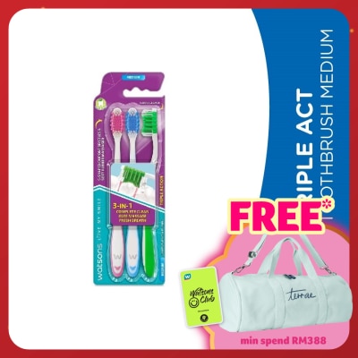 WATSONS Triple Act Tooth Brush Medium 3's