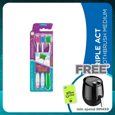 WATSONS Triple Act Tooth Brush Medium 3's
