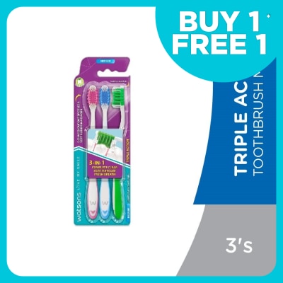 WATSONS Triple Act Tooth Brush Medium 3's