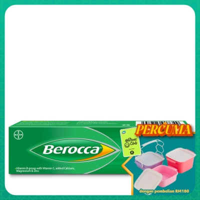 BEROCCA - Berocca Vitamin B Mango Flavour Effervescent Tablets 15s