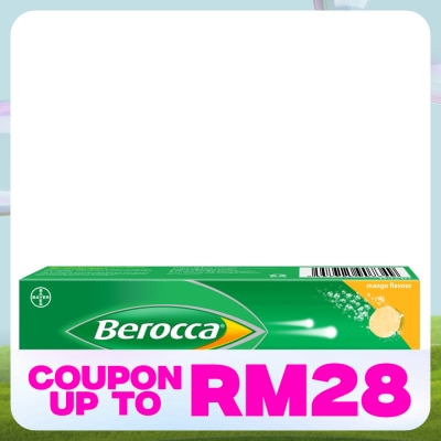 BEROCCA Berocca Vitamin B Mango Flavour Effervescent Tablets 15s