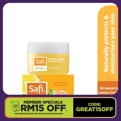 SAFI Naturals Strawberry Lemon Moisturiser 50g
