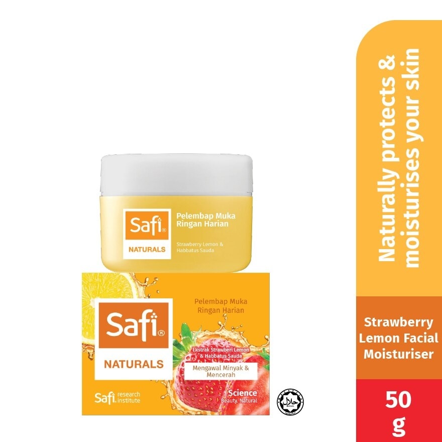 Naturals Strawberry Lemon Moisturiser 50g