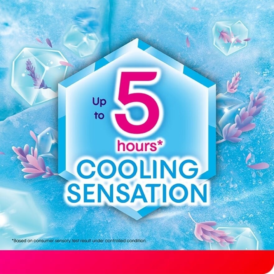 Herbal Cool Overnight Wing Pad 32cm (10s) Sanitary Pad with Calming Lavender Scent