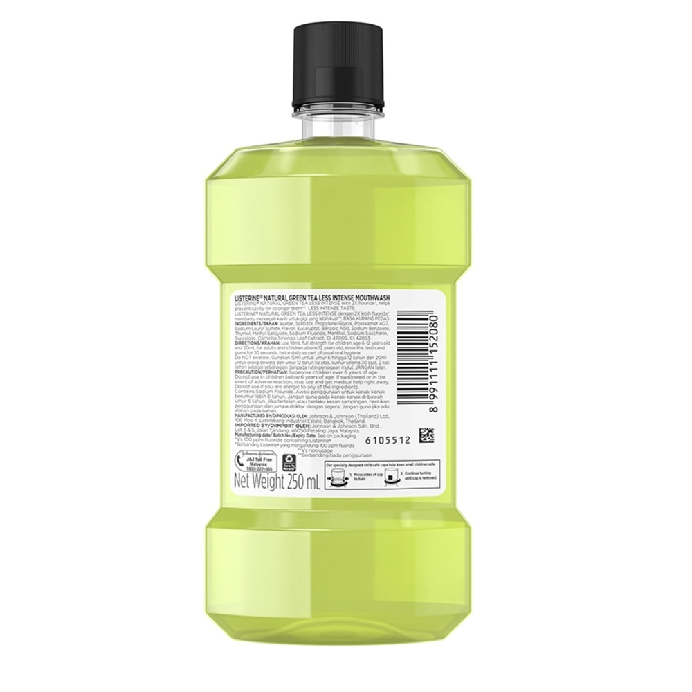 Listerine Green Tea Mild Taste 250ml