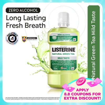 LISTERINE - Listerine Green Tea Mild Taste 250ml