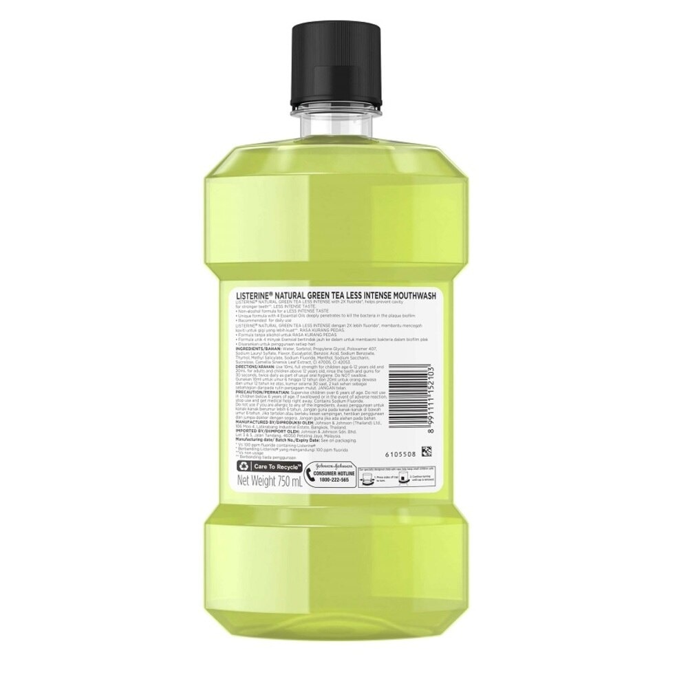 Listerine Green Tea Mild Taste 750ml