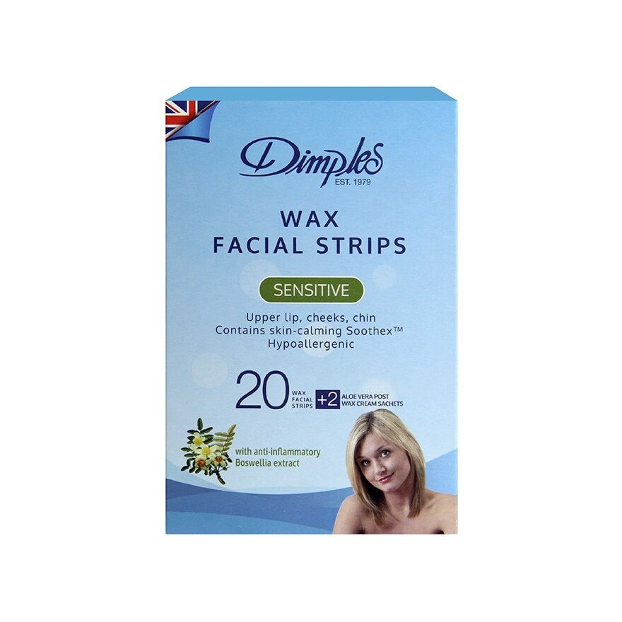 Wax Facial Strips - Sensitive 20's