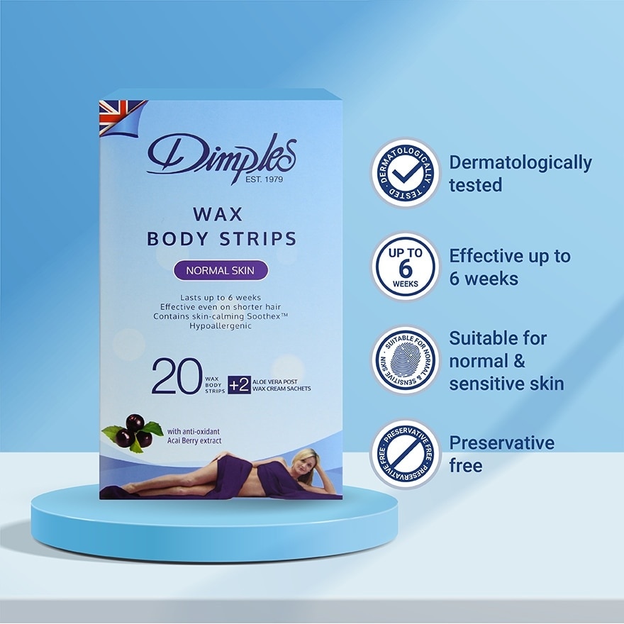 Wax Body Strips - Normal Skin 20's