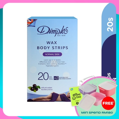 DIMPLES Wax Body Strips - Normal Skin 20's