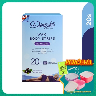 DIMPLES - Wax Body Strips - Normal Skin 20's