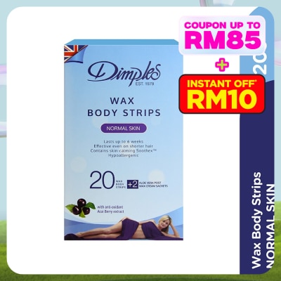 DIMPLES Wax Body Strips - Normal Skin 20's