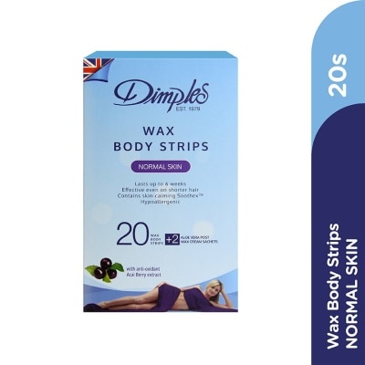 DIMPLES Wax Body Strips - Normal Skin 20's