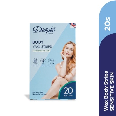 DIMPLES Wax Body Strips - Sensitive Skin 20's
