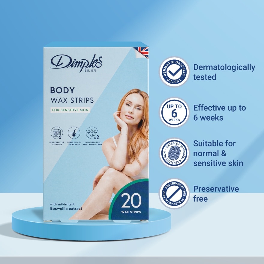Wax Body Strips - Sensitive Skin 20's