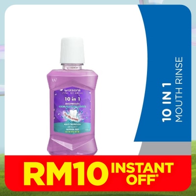WATSONS 10 in 1 Mouth Rinse 100ml
