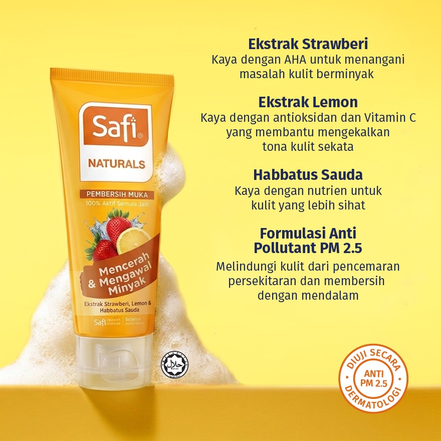Naturals Strawberry Lemon Cleanser 100g
