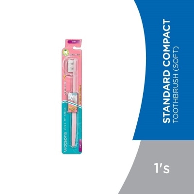 WATSONS Watsons Standard Compact Toothbrush (Soft) 1s