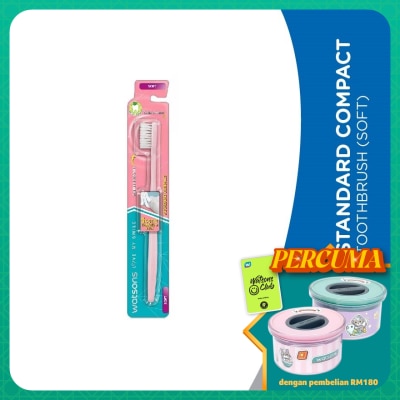 WATSONS Watsons Standard Compact Toothbrush (Soft) 1s