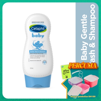 CETAPHIL - Baby Wash & Shampoo 230ML