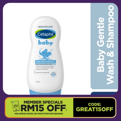 CETAPHIL Baby Wash & Shampoo 230ML